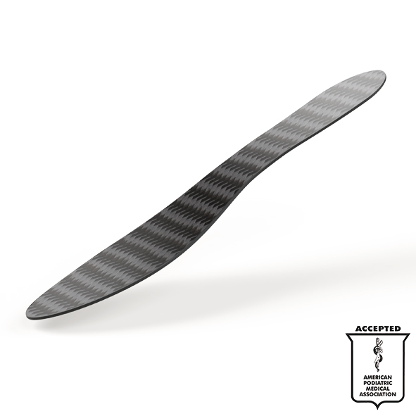 Product image of Carbon Footplate carbon fiber insole. An orthotic product from Allard.