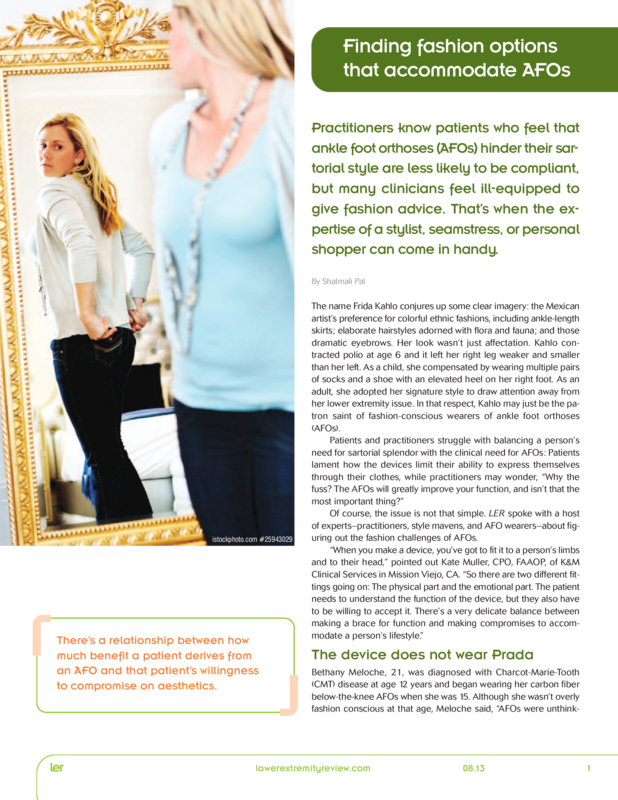 Fashion AFO Article (LER).pdf