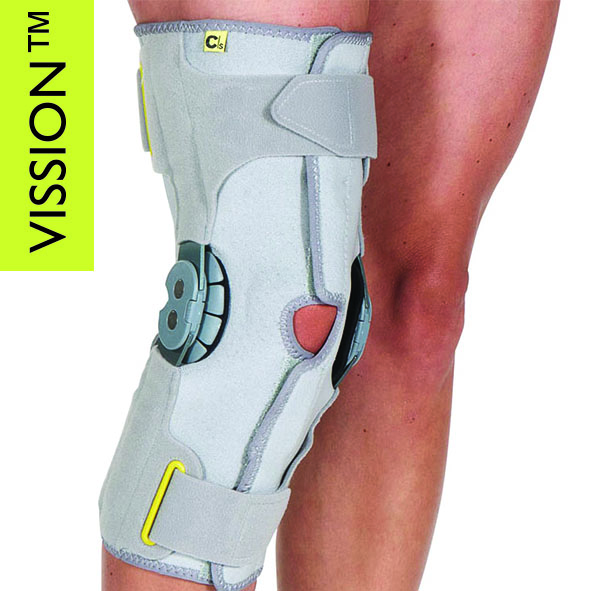 Vission™ ROM Wrap Style Knee Support, Semi-Rigid